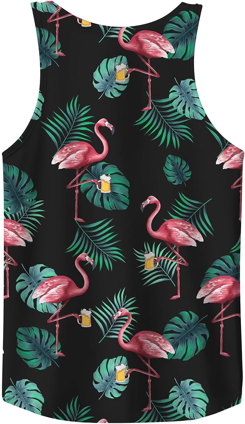 sanatty Men Rave Tank Tops, Graphic Summer Funny Sleeveless, Patriotic, Summer Beach Men's Tanks S - 3XL - Image 4