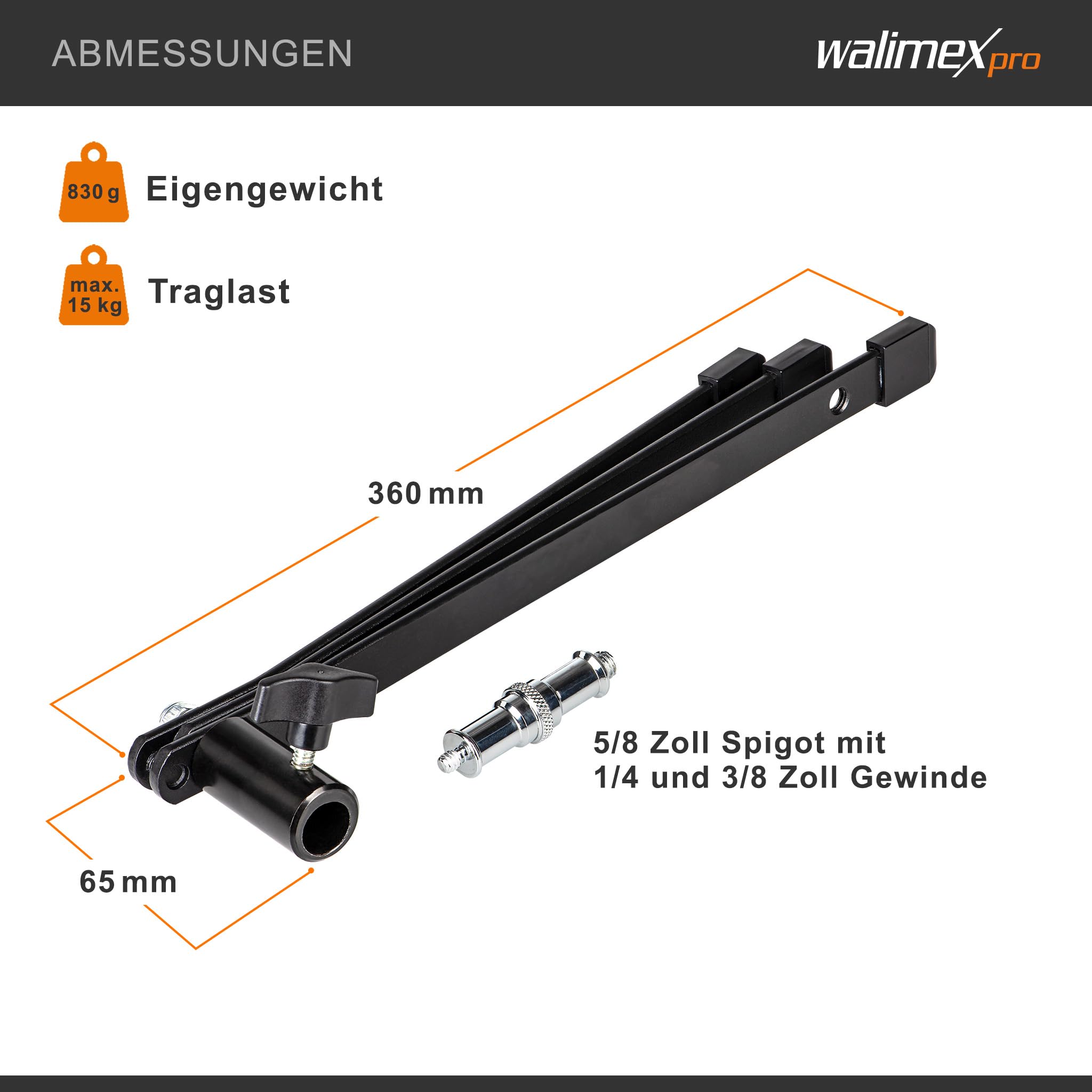 Walimex Lampenbodenstativ