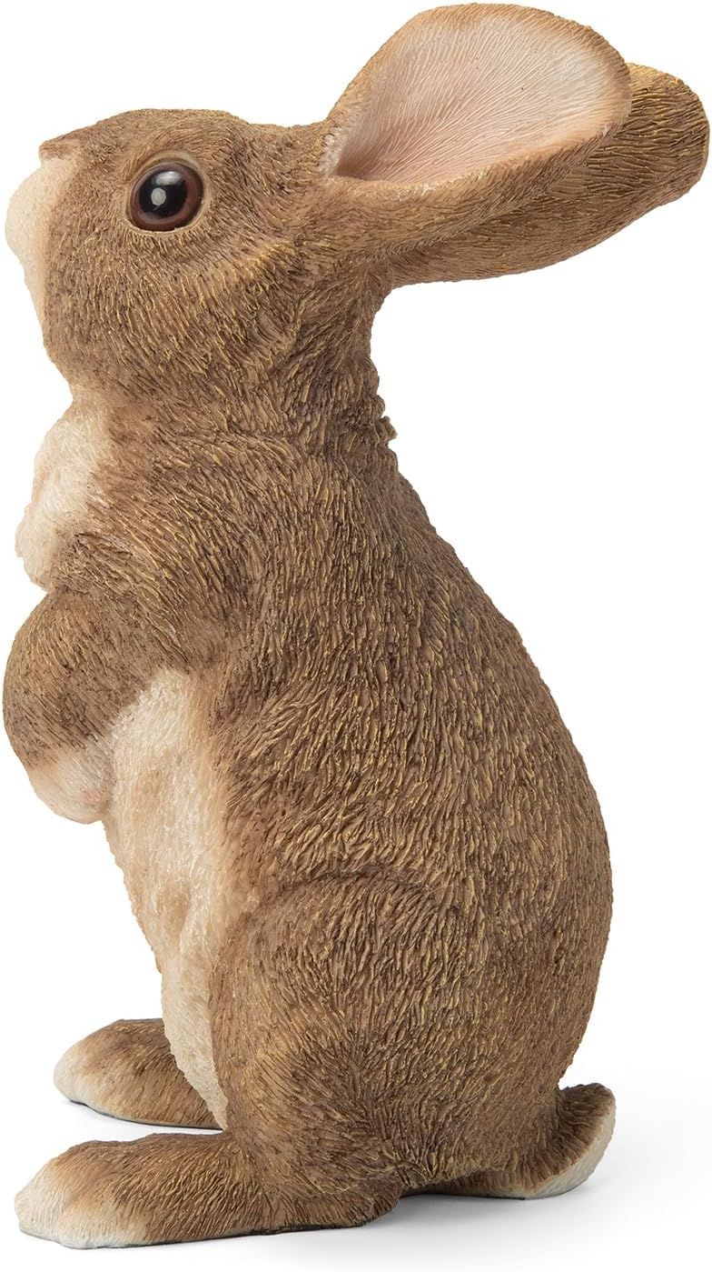 Garden Outdoor Rabbit Statue,Bunny Figurine Resin 9.5 Inches, Suitable for Home Lawns, Balconies, Courtyard Art Garden and Courtyard, Easter Spring Home Decor Unique Home Gifts.