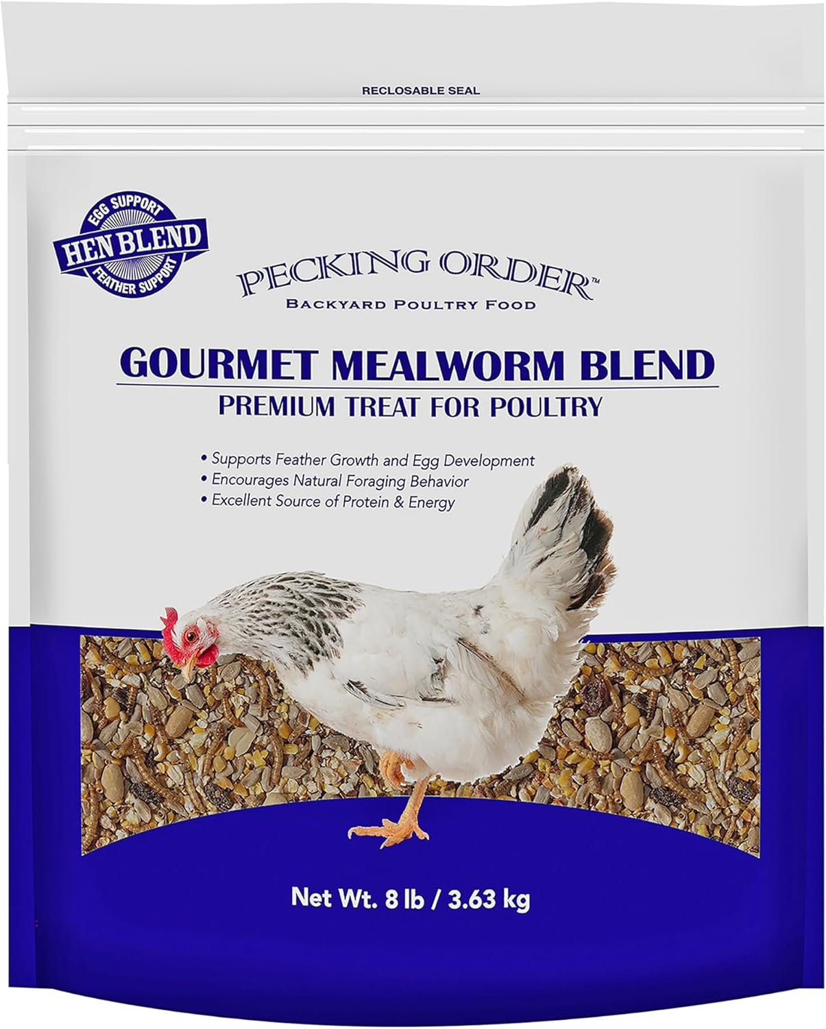 Pecking Order 9327 009327 Gourmet Mealworm Treat, 8 lb