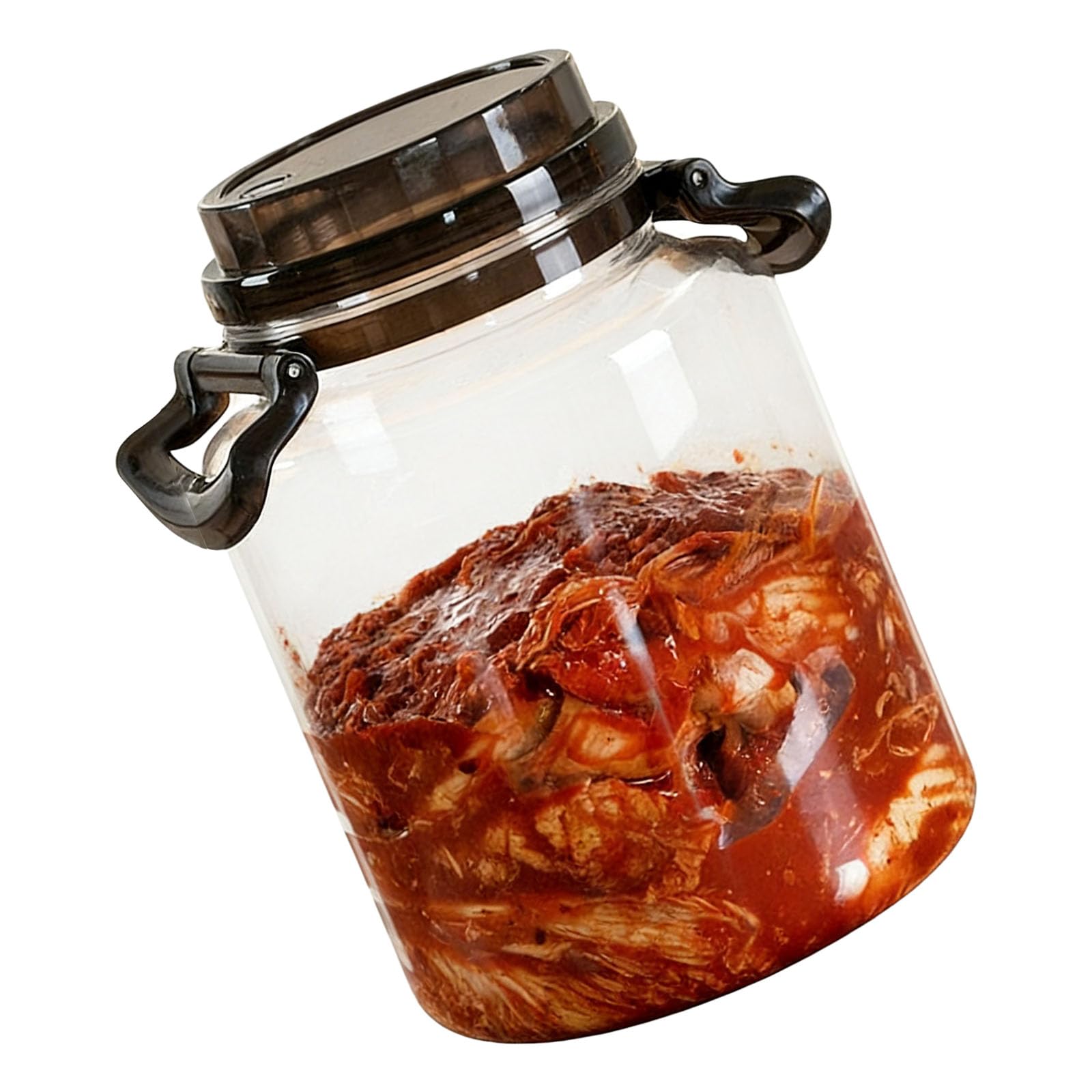 Kalttoy Multipurpose Household Fermentation Container with Leakproof Lid Large Pickle Jar with Handle Stackable Seasoning Storage Canisters