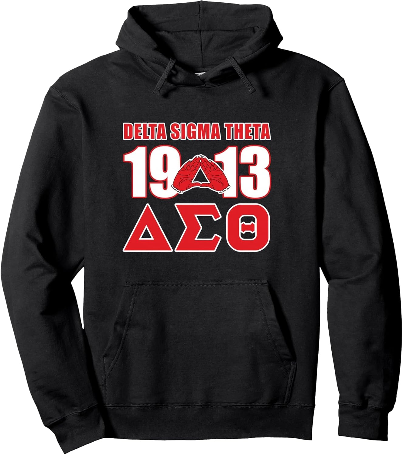Delta Sigma Theta Sorority Paraphernalia, Delta 1913 HBCU Pullover Hoodie