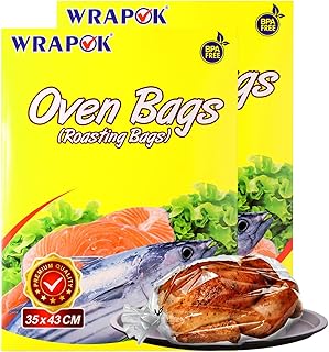 Wrapok sacos de cozinha de forno tamanho médio para assar carne
