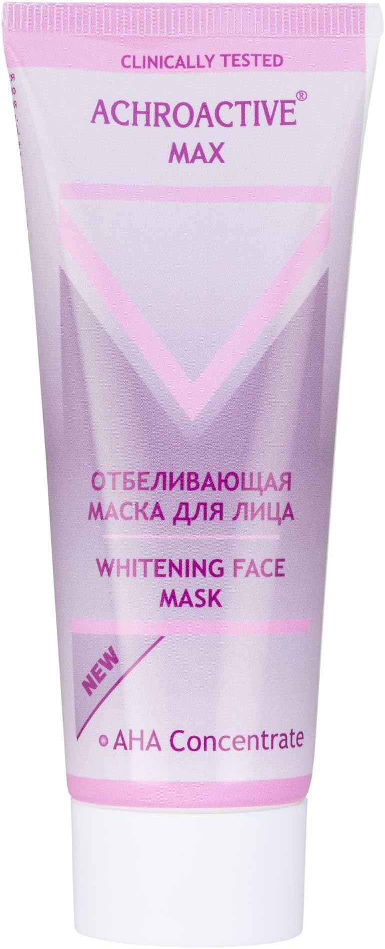 WHITENING FACE MASK ACHROACTIVE MAX*VISIBLY DECREASES THE NUMBER OF DARKER SPOTS, MAKES THE SKIN FAIRER AND ENSURES SHINY TAN