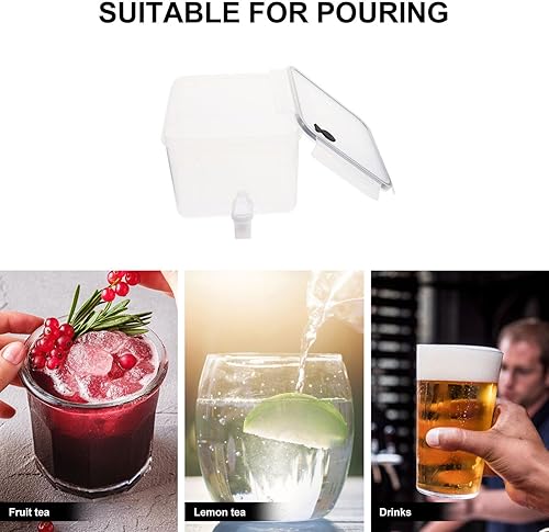 Miniatura 3 de Hervidor frío con grifo, frigorífico, jarra de agua, contenedor de jugo, botella de agua de refrigeración, hervidor de agua, olla de agua fría de