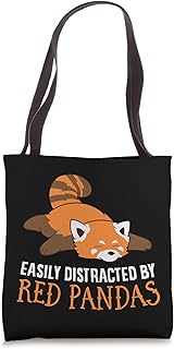 Red Panda Love Easily Distracted By Red Pandas Tote Bag