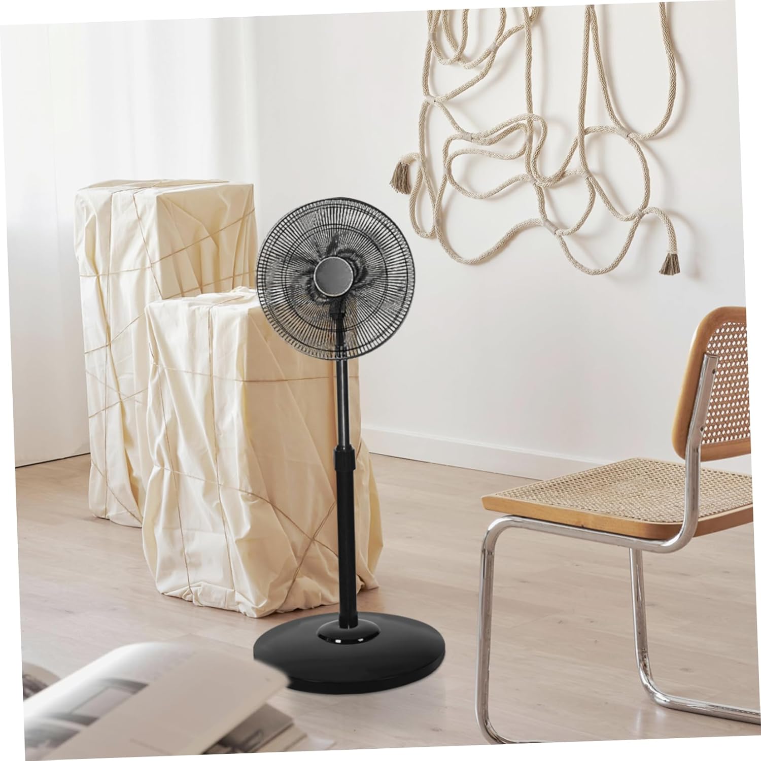 Floor Fan Lifting Chassis Sturdy Support Base for Pedestal Fans Versatile Accessory for Home Office and Daily Use Stylish Design for Secure and Convenient Cooling