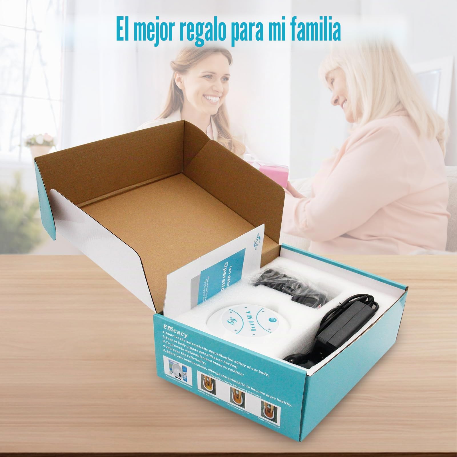 Spa Portátil Iónico Para Pies - Máquina de Desintoxicación y Masajeador (Sin Cuenca)