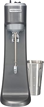 Hamilton Beach Commercial HMD200R Single-Spindle Drink Mixer, 3 Speed Universal Motor, Hands-Free Operation, NSF Certified