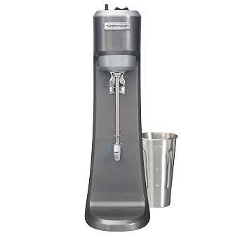 Hamilton Beach HMD200P-UK Commercial Drinks Mixer for Milkshakes and Frappes, 300 Watt, Silver