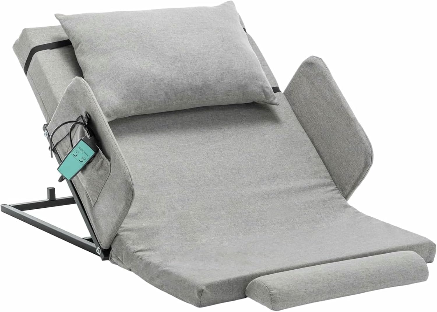Electric Lifting Backrest for Bed, 4-68° Adjustable Lifting Bed Backrest, 300 lbs Capacity for Pregnant Women Elderly Patient Handicap