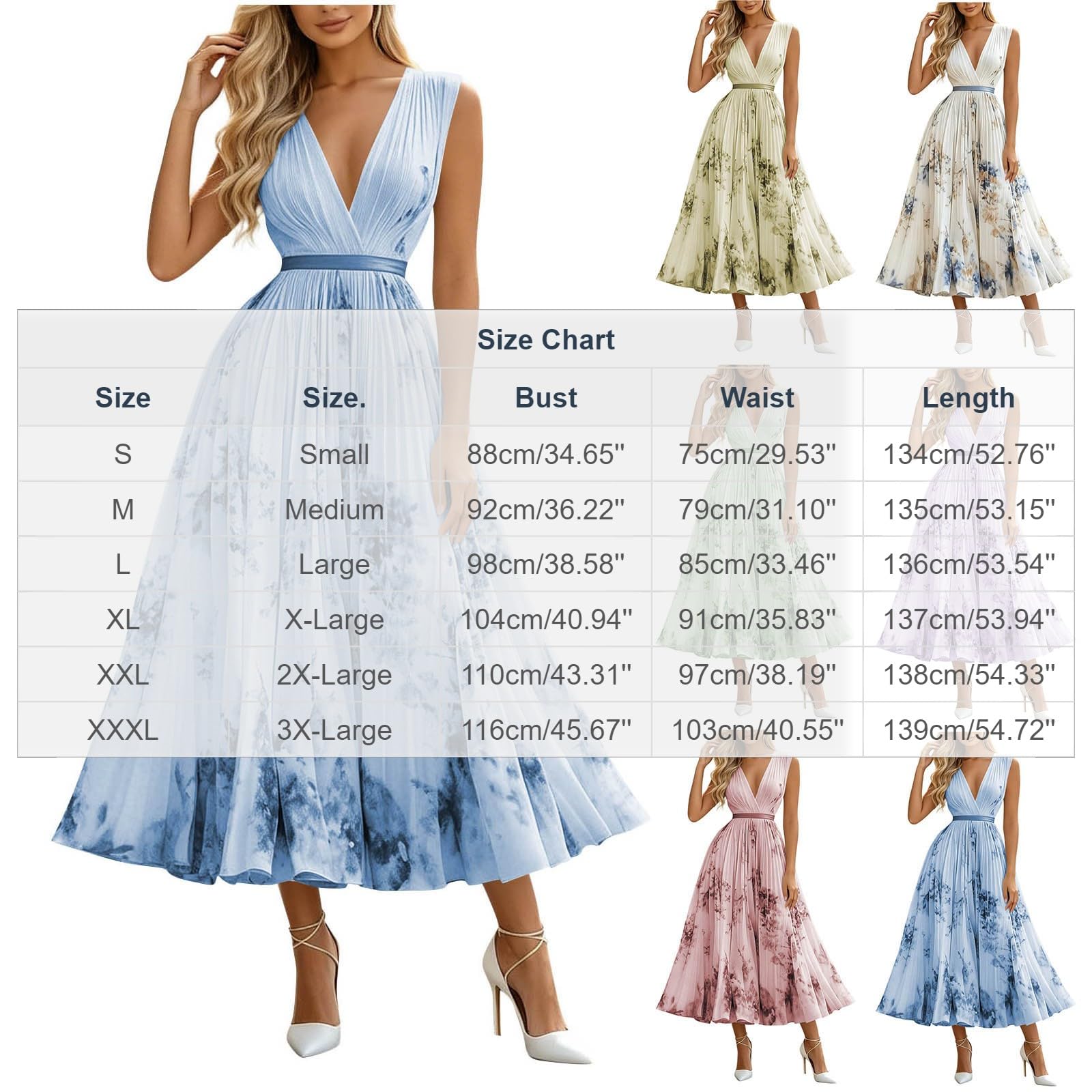 Abendkleider Damen Lang,V-Ausschnit ärmellos Kleid Hochzeitsgast Damen Midi Elegant Lange Cocktailkleider Festlich Abiballkleider Mit Gürteltaschen Vokuhila Partykleid Bodycon Formelle Etuikleid