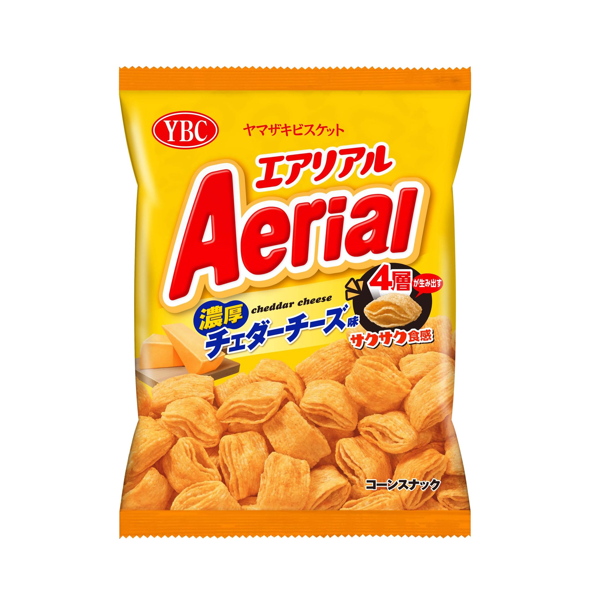 ヤマザキビスケット エアリアル濃厚チェダーチーズ味 65g×12袋