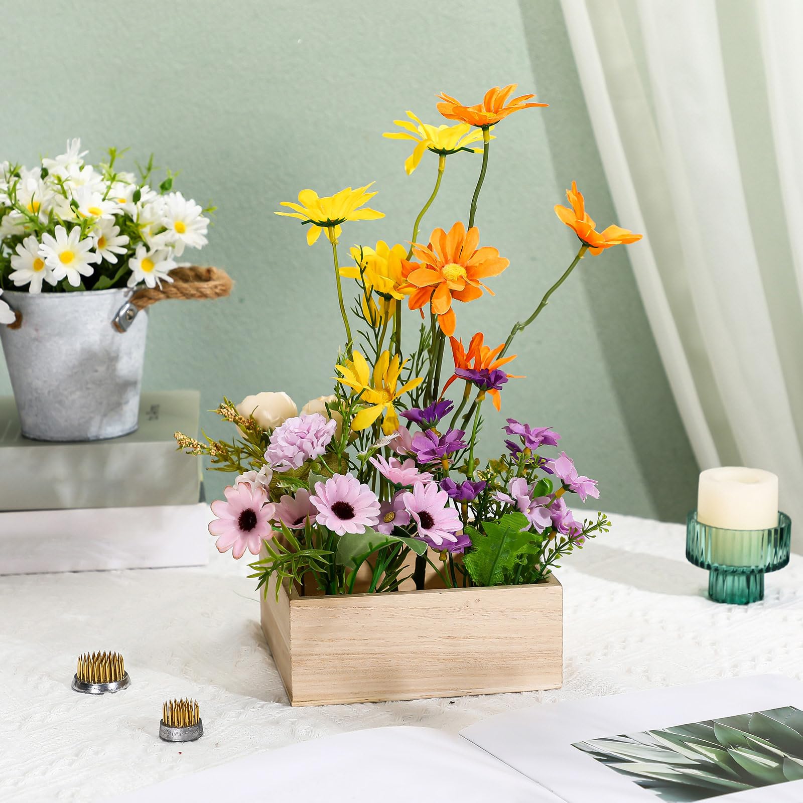 Amazon.com: Sliner 6 Pcs Flower Frogs Round 6 Size Floral Frogs