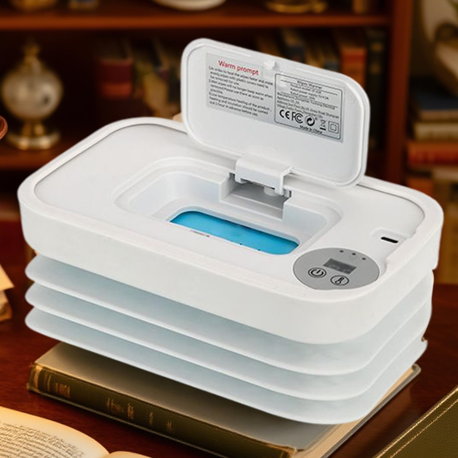 Scalda Salviette Neonato Riscaldamento Rapido Ricarica USB Prodotto E Per
