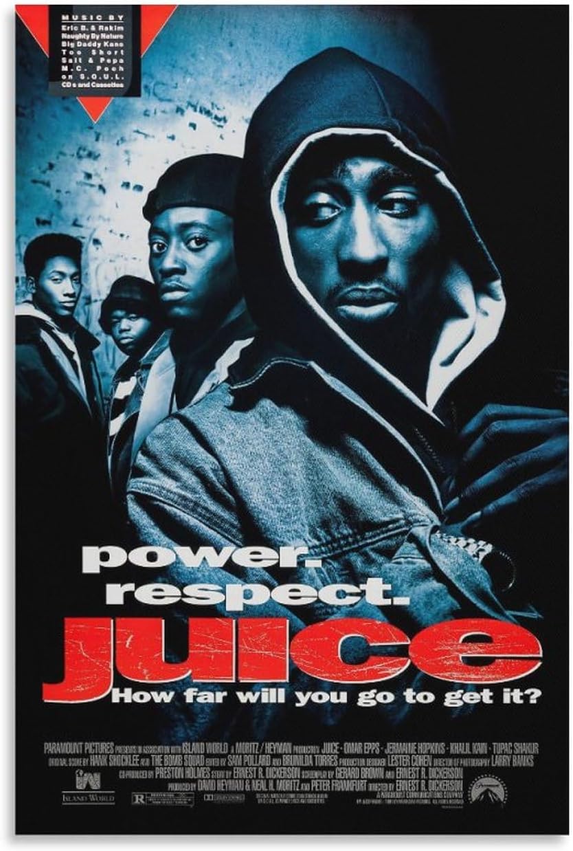 Power Respect Juice Movie Poster Canvas Wall Art Prints for Wall Decor Room Decor