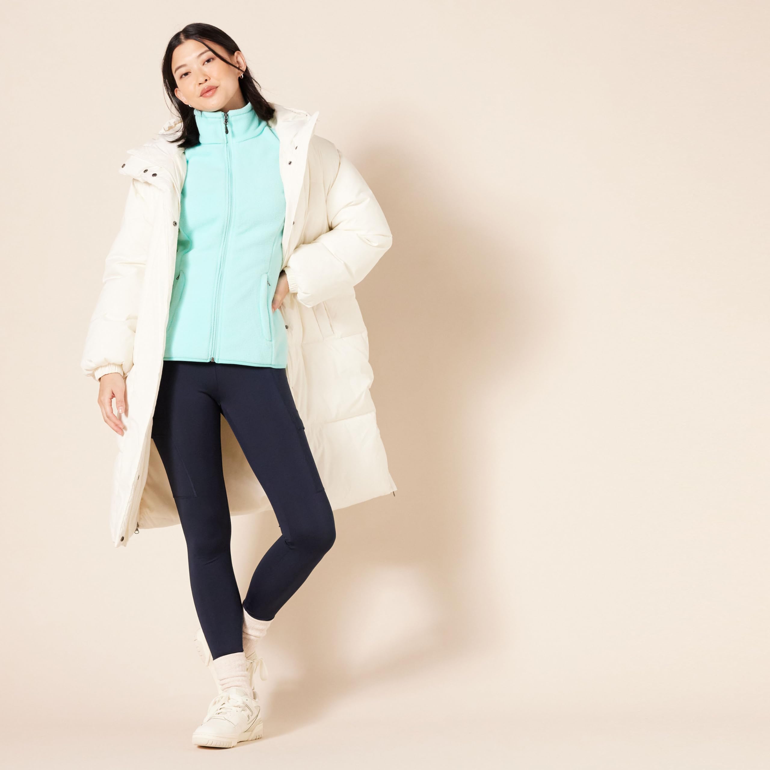 Amazon Essentials Giacca in Pile Morbido con Cerniera Intera Classico (Disponibile in Taglie Forti) Donna
