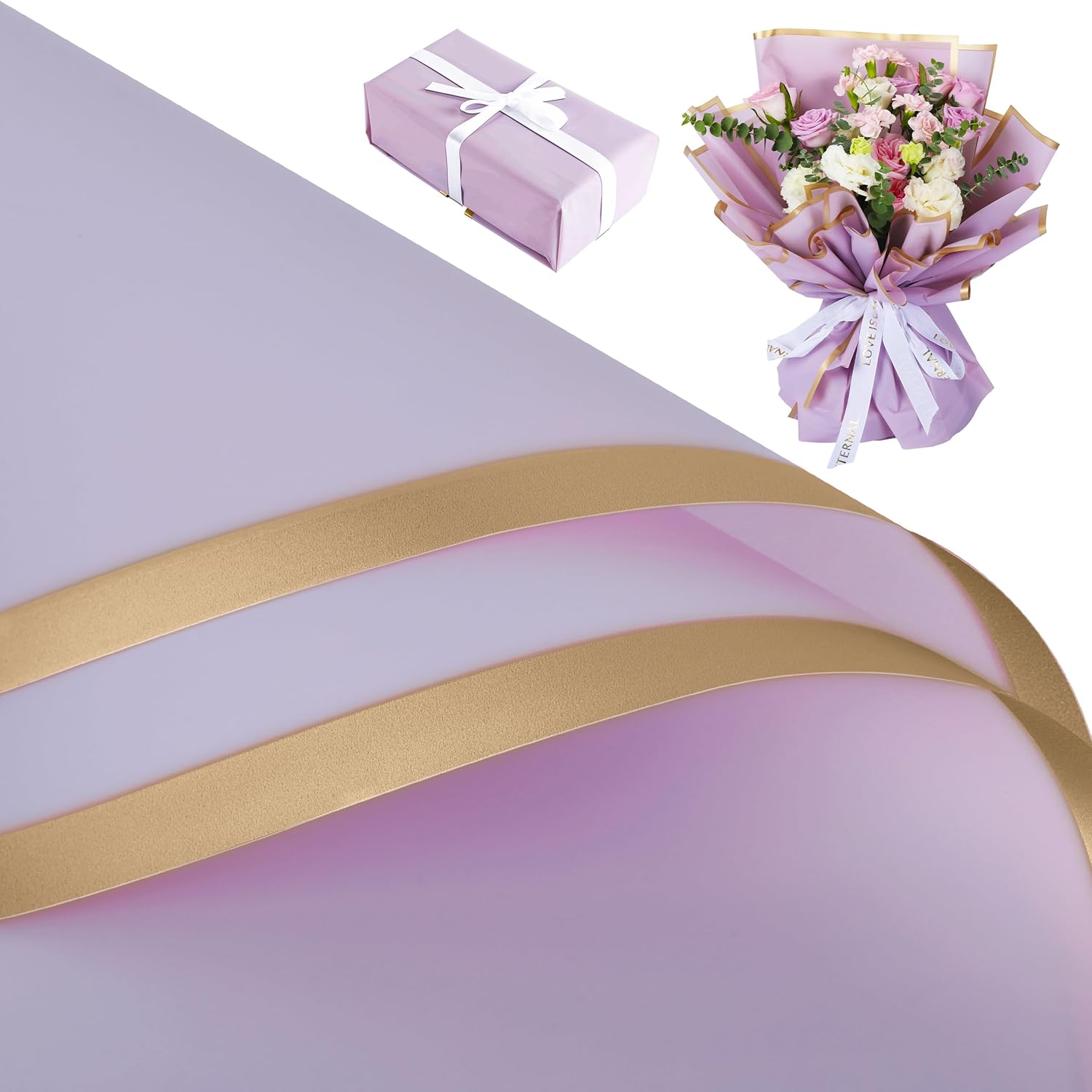 Flower Wrapping Paper Bouquet Wrapping Paper for Bouquets Wrap,Floral Wrapping Paper