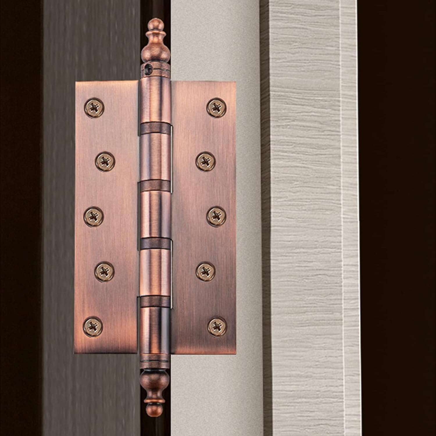 Metal Hinges,Door Hinges,Internal Door Hinges,gate Hinges, 6Inch /8Inch Stainless Steel Hinge, Retro Villa Door Fire Door Detachable Flat Opening Hinge (Color : 8inch) (Color : 8inch) (Color : 6inch