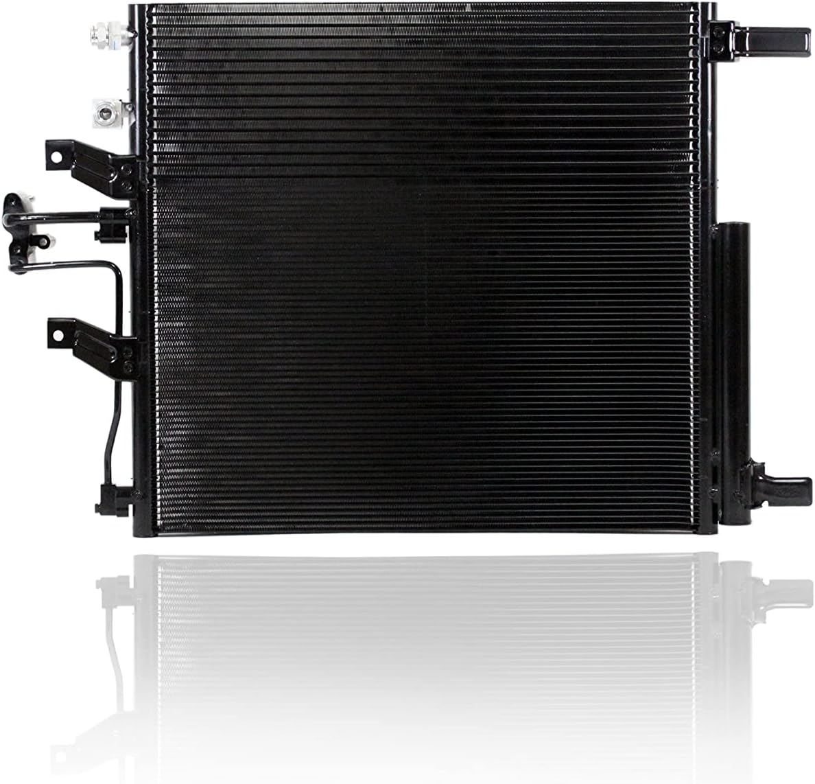 A/C Condenser - Pacific Best Inc. Compatible/Replacement for 4392 13-20 Dodge RAM 1500 3.0/3.6L 8-Speed A/T - With Receiver & Dryer, Transmission Oil Cooler