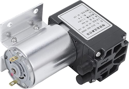 Miniatura 9 de Mini bomba de vacío DC de 12 V - Compresor de aire de bomba de micro diafragma de 6 W, bomba de succión de aire de presión negativa de aluminio para