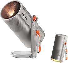 XGIMI MoGo 4 Laser Portable Projector with 4 Filters, 550 ISO Lumens, 360  Built-in Stand, Built-in Battery, 2.5H Movie Time, Google TV with Licensed Netflix, 2 6W Harman Kardon