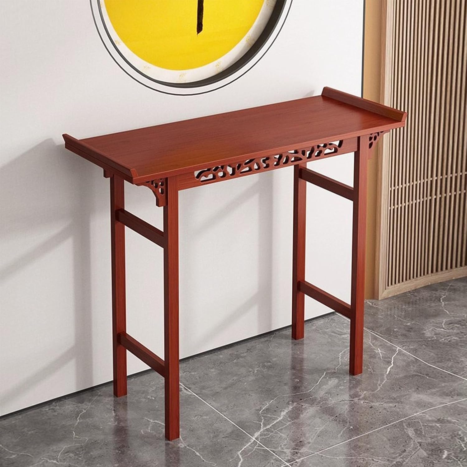 Stand Buddha Shrine Altar Table, Chinese Offering Table,Personal Meditation Altar Cabinet,Personal Buddha Altar for Buddhist Temples and Ancestral Halls(60x40cm/23.6x15.7in)