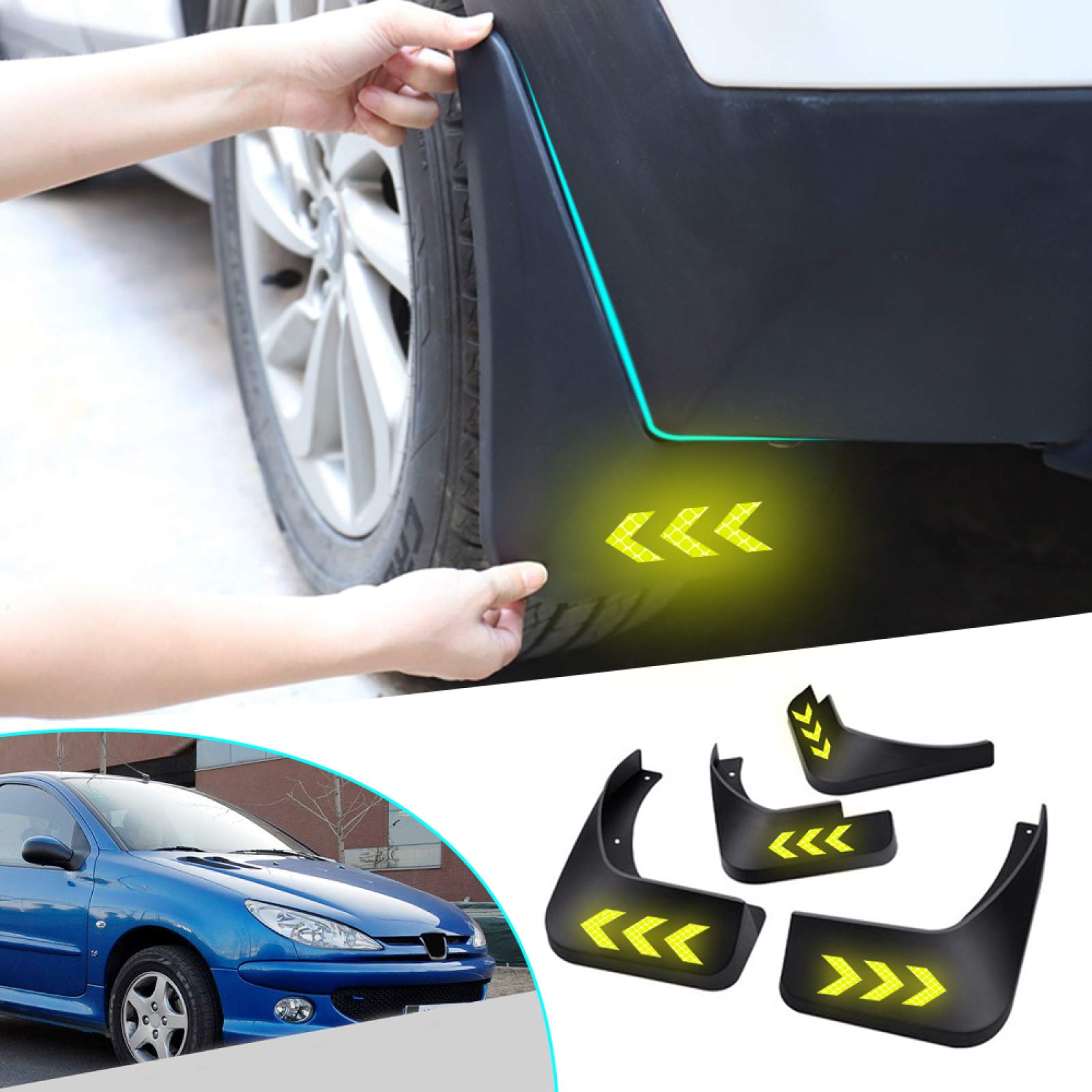 RDX Seitenschweller für Peugeot 206 incl. CC Schweller-Set Tuning RDSL290