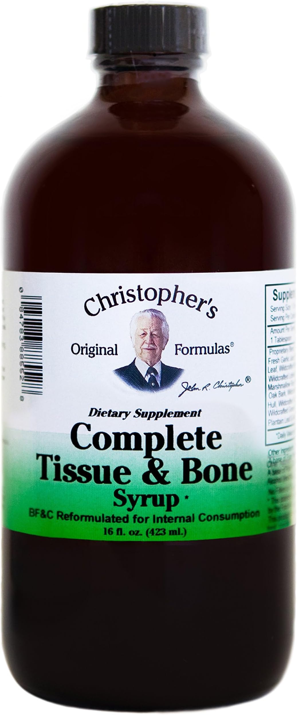 Dr. Christopher's Formula Dr Complete Tissue and Bone Syrup, 16 Ounce