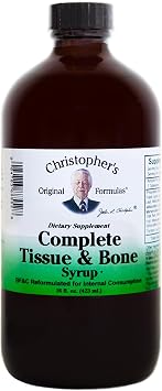 Christophers Original Formulas Complete Tissue and Bone Syrup Traditional Herbal Blend to Support Bones, Tissue & Cartilage, Liquid Botanical Formula, 16 oz