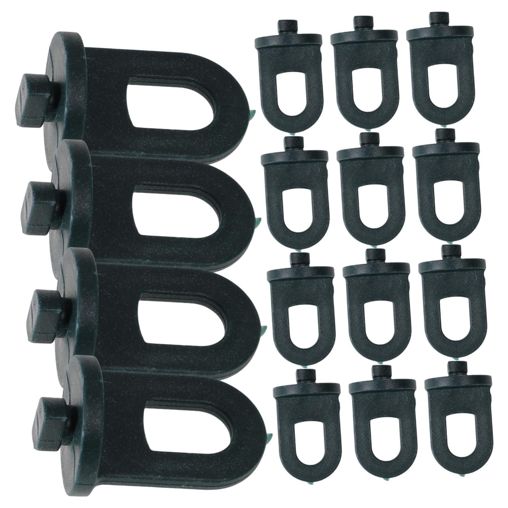 Sosoport 100pcs Greenhouse Durable Clips for Easy Plant Support and Display Tool Installation Reliable Greenhouse Supplies for Hanging Plants