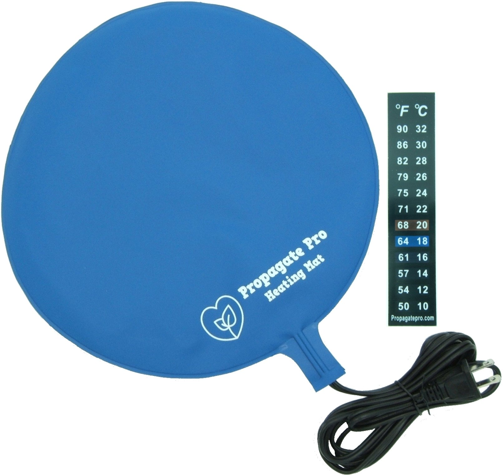 Brewing & Fermentation Heat Pad for Homebrew Beer & Wine Fermenting 120VAC 25 Watt Heating Mat: Safe for Plastic/Glass Carboy & Bucket Fermentors Includes Heater Temperature Strip (12"- 25 Watts)