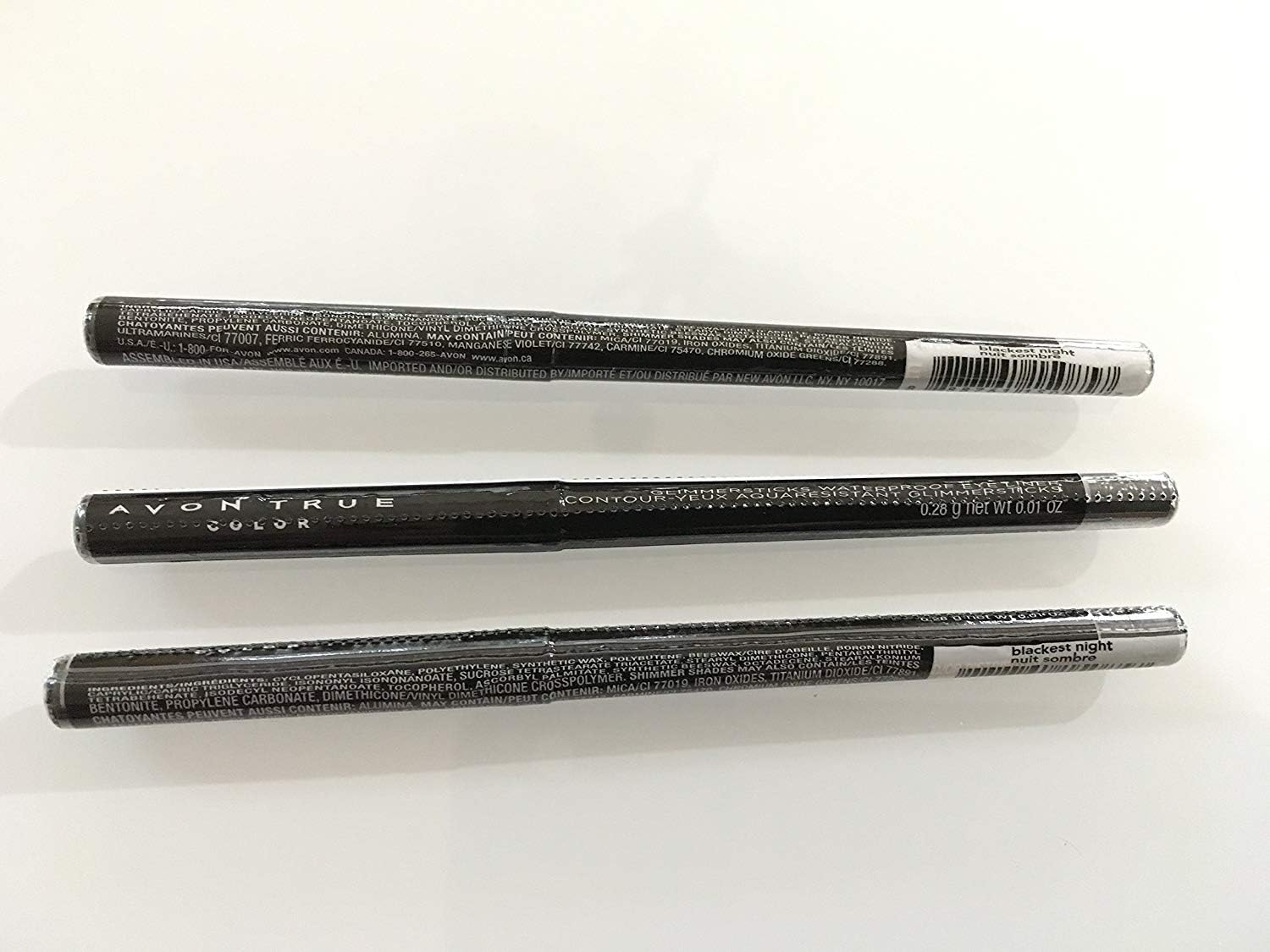 Lot of 3 - Generic Waterproof Eye Liner - Blackish