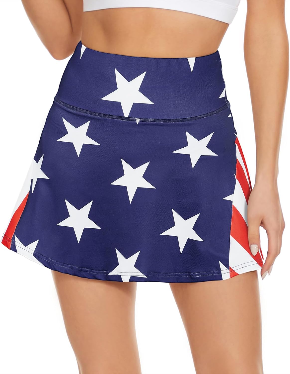 American Trends High Waist Pleated Tennis Skirt with Pockets Skorts Skirts for Women