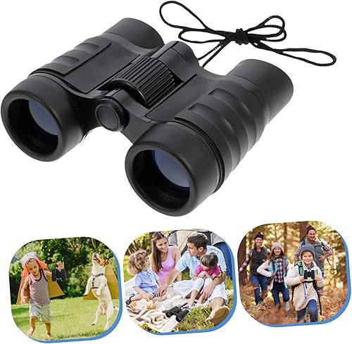 Miniatura 2 de UKCOCO Prismáticos compactos para niños, binoculares para turismo, binoculares para niños, mini binoculares para niños, potente mango binocular, 4