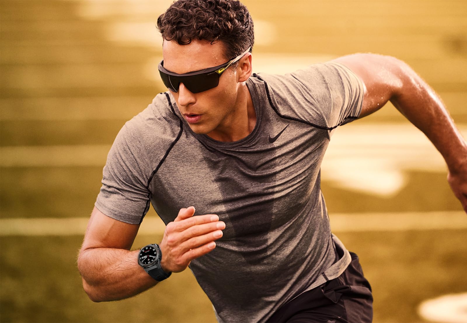 Maxcom - FW63 Cobalt Pro Smartwatch – zegarek fitness i sportowy – dla mężczyzn – wodoodporny – z monitorowaniem ciśnienia krwi, tętna i snu – wytrzymały – bardzo mocny akumulator – okrągły – z gumową