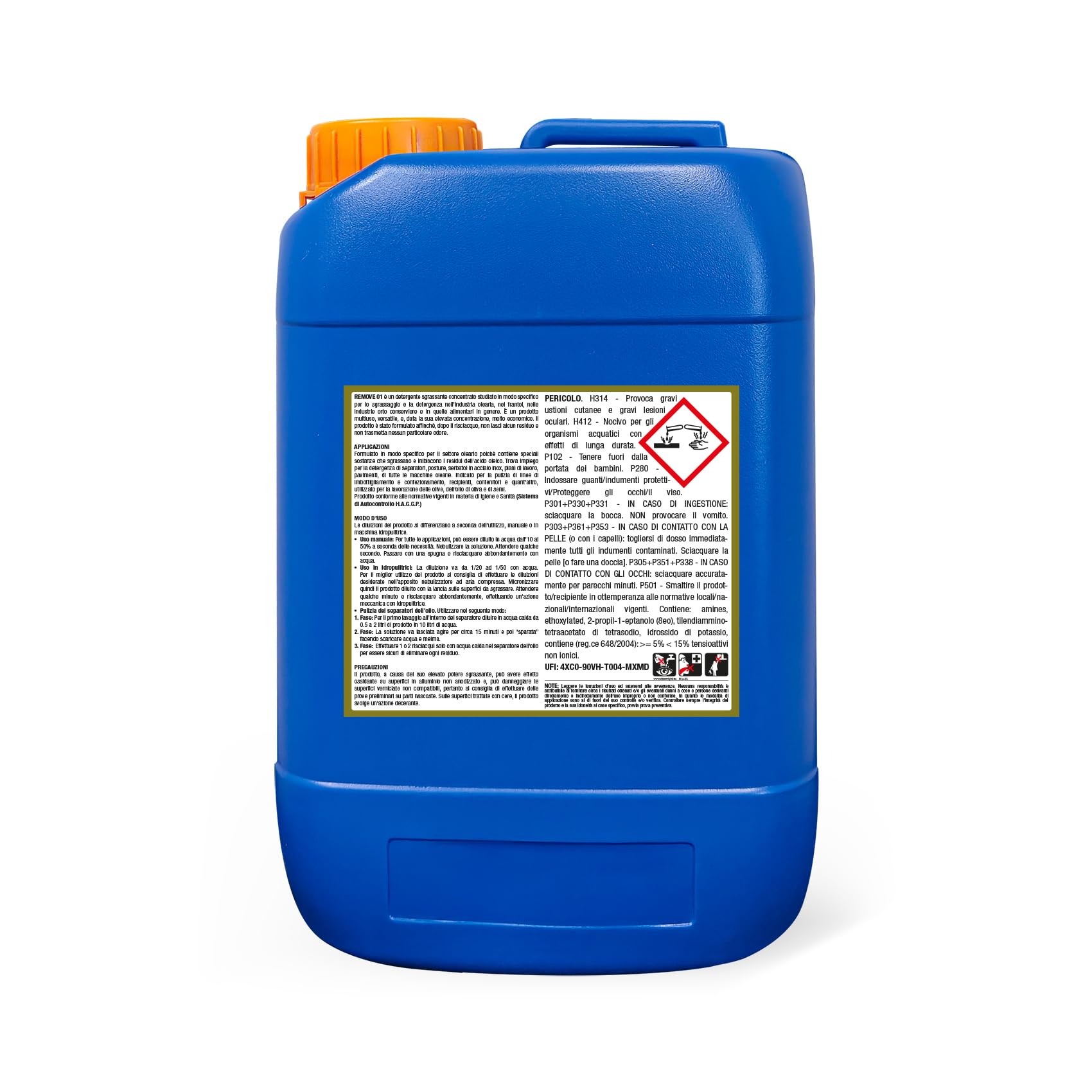 Remov 01 Detergente Sgrassante per Industria Olearia 5 Kg (1)