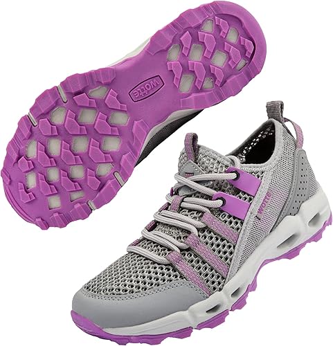 MAINCH Zapatos de agua de senderismo para mujer, de secado rápido, para deportes al aire libre