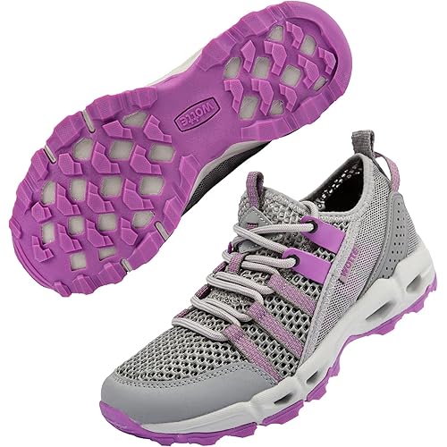 MAINCH Women's Hiking Water Shoes Quick Dry Outdoor Sport Sneakers