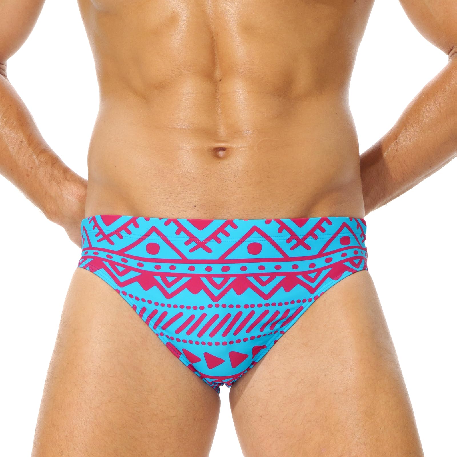 Mens Swim Briefs Sexy Surf Bathing Suit Bikini Swimsuit Swimwear-image-38