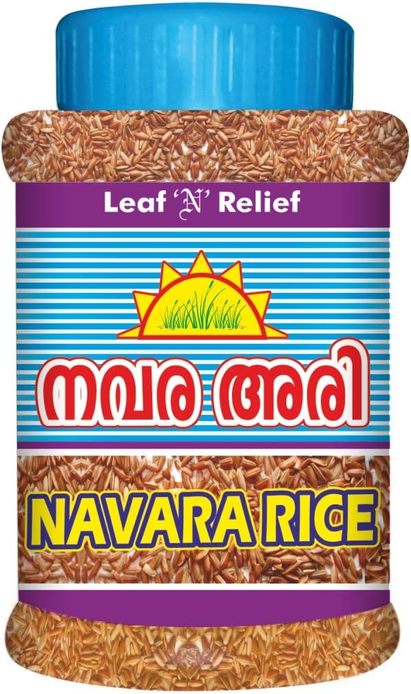 Leaf N Relief Navara Rice -800 gm (400 Gms x 2 Nos) -Good for Karkkidaka Kanji