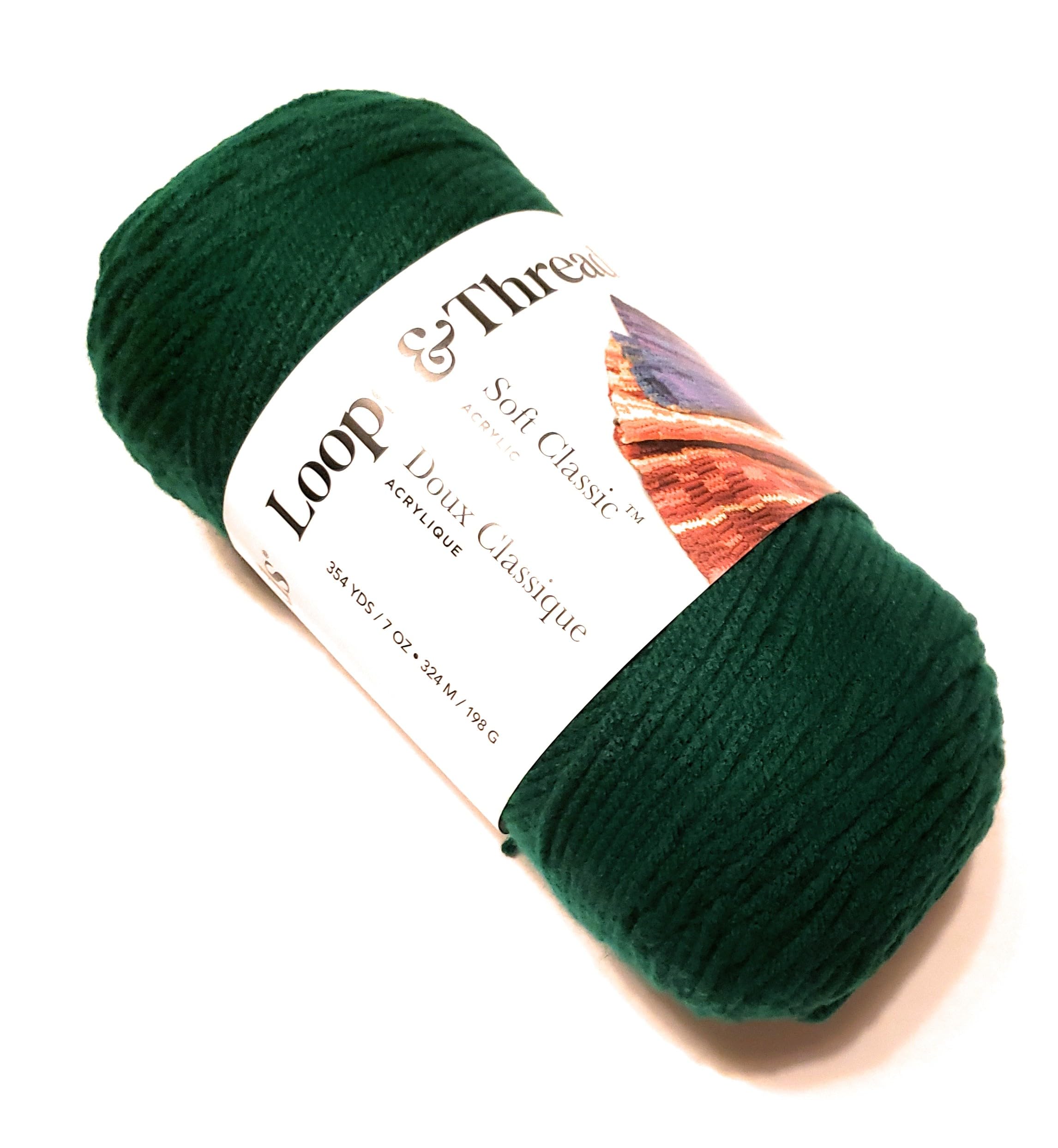 Soft Classic Yarn by Loops & Threads - 354 Yards - Ivy