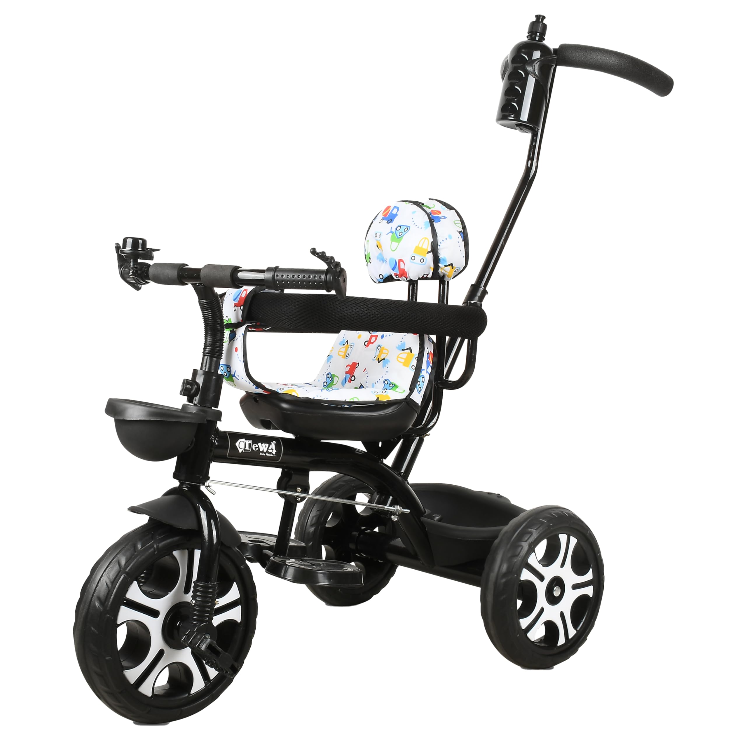 BABY SMILE Stylish Small Kids Tricycle | Trike Cycle for Baby with Storage Basket for Kids, Boys, Girls | Age Group 1 to 3 Years (Black) (ST-042) (B0DB5X6H7Q) Amazon Price History, Amazon Price Tracker
