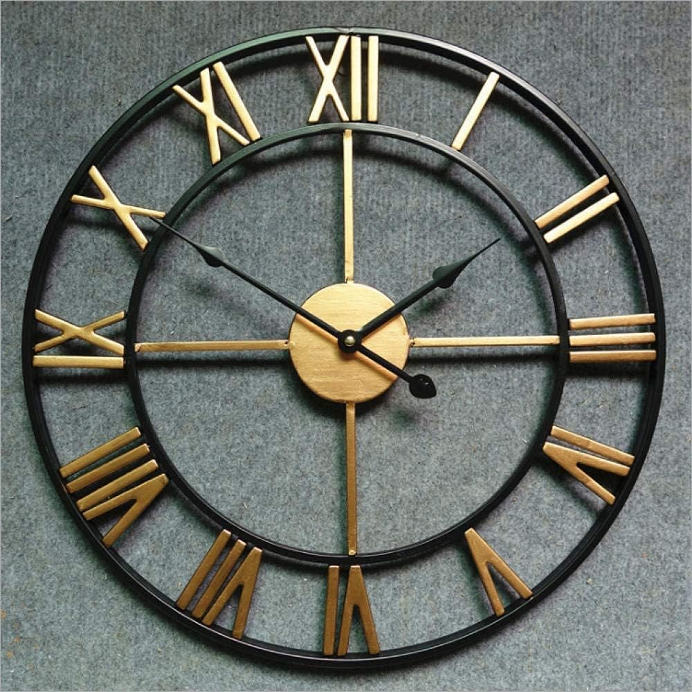 Large Outdoor Garden Wall Clock Big Roman Numerals Giant Open Face
