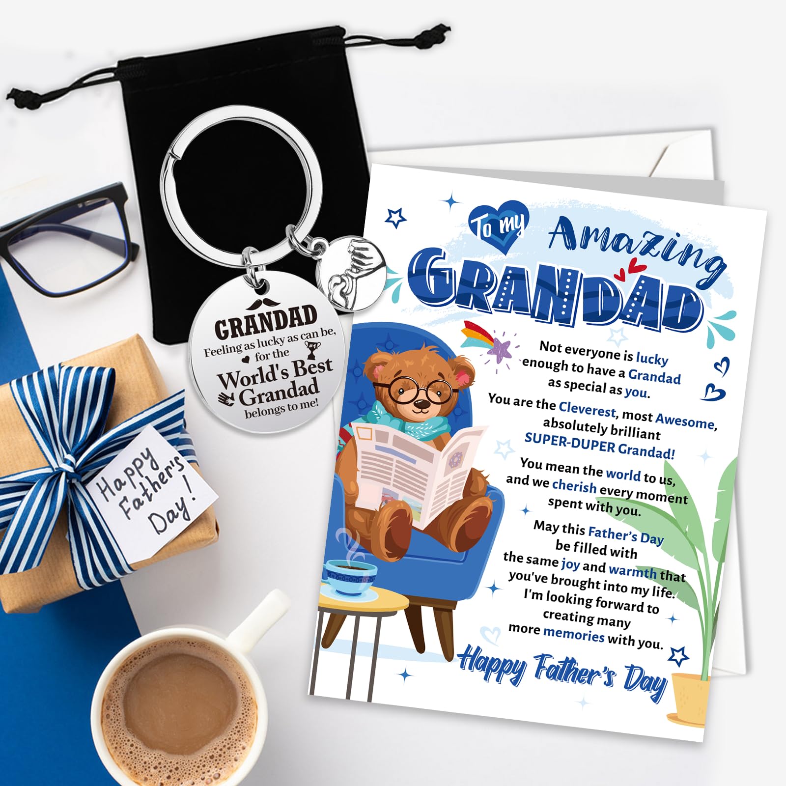 HOWAF Grandad Fathers Day Card, Father's Day Card for Grandad Fathers Day Card for Grandad Grandad Day Card - Image 4