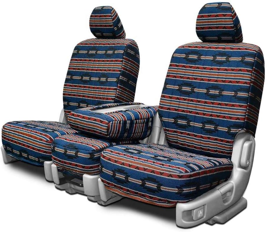 Custom Seat Covers for Ford Ranger Front 40/60 Split Bench - Blue Aztec