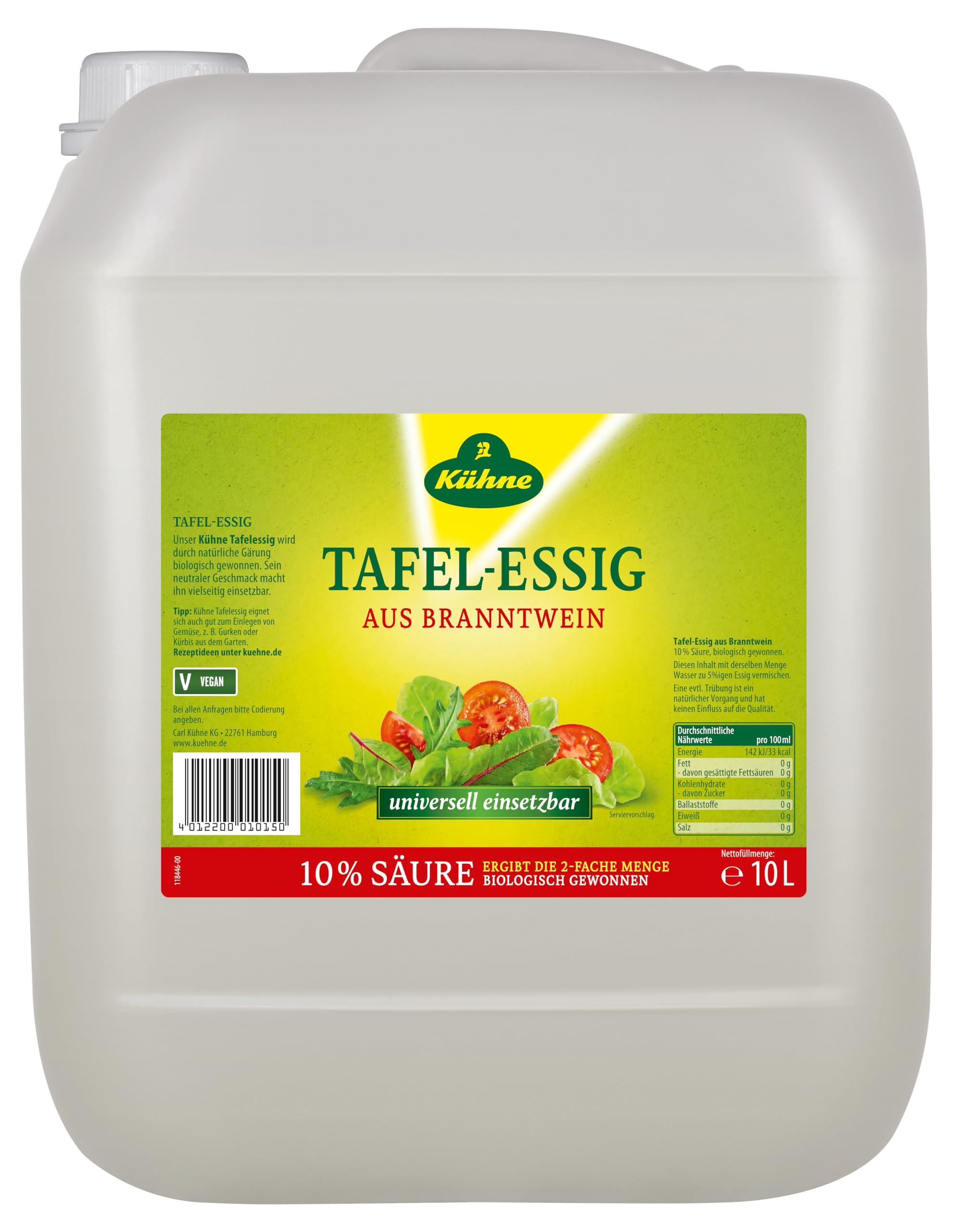 Kühne Tafelessig 10%, 10l