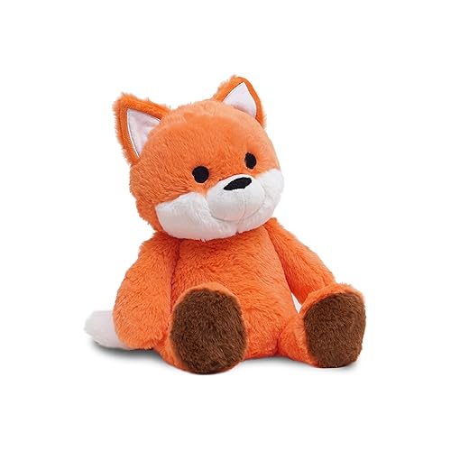 Avocatt Heatable Stuffed Fox Plush - 10 Inches Unscented Microwavable Fox Toy - Warmable Heating Pad - Warm and Hot Therapy for Cramps, Back, and Neck Pain Relief - Fox