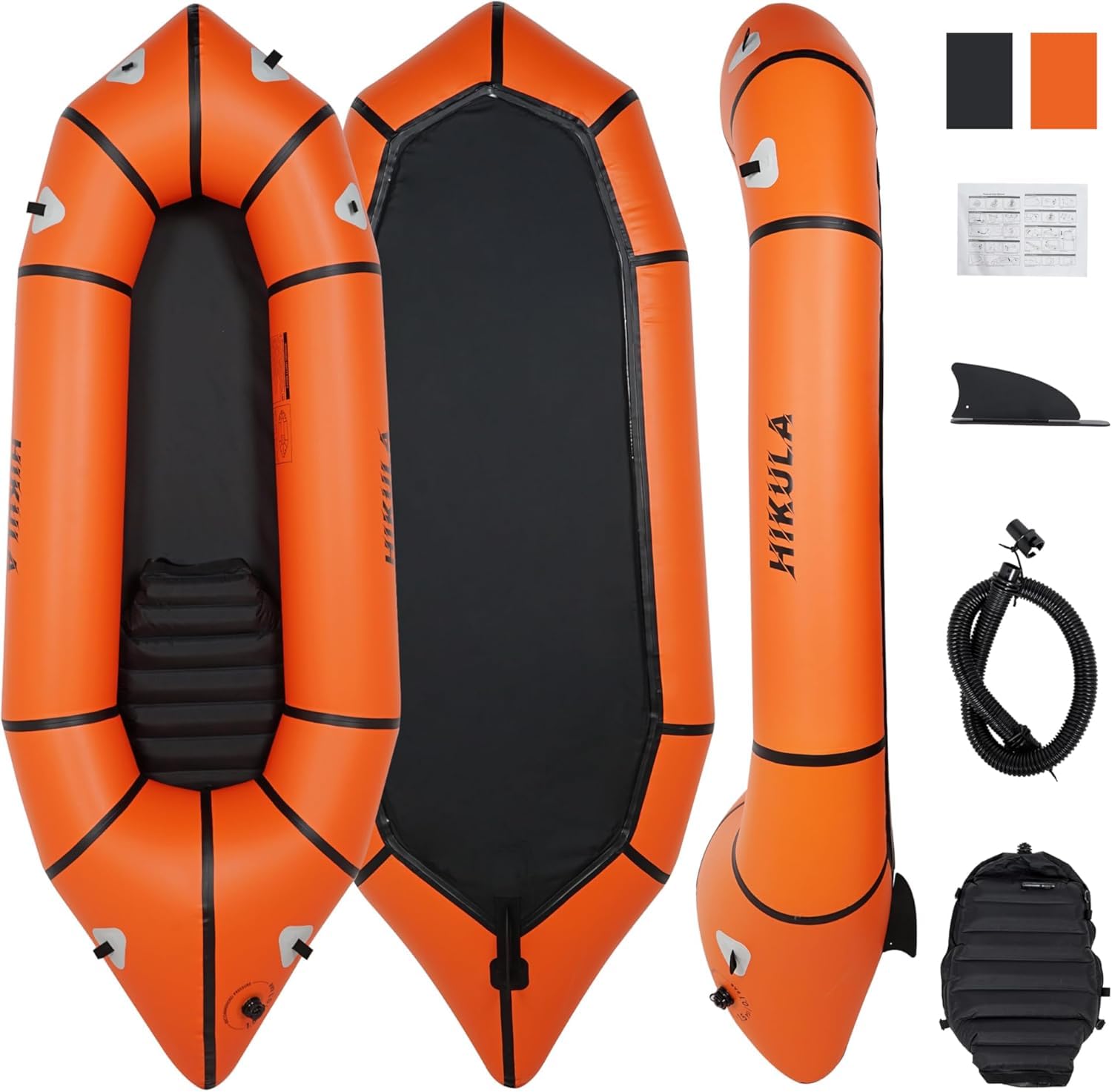 Lightweight Packraft TPU - Inflatable Kayak for Adults & Kids, Durable, Compact, Rapid In…