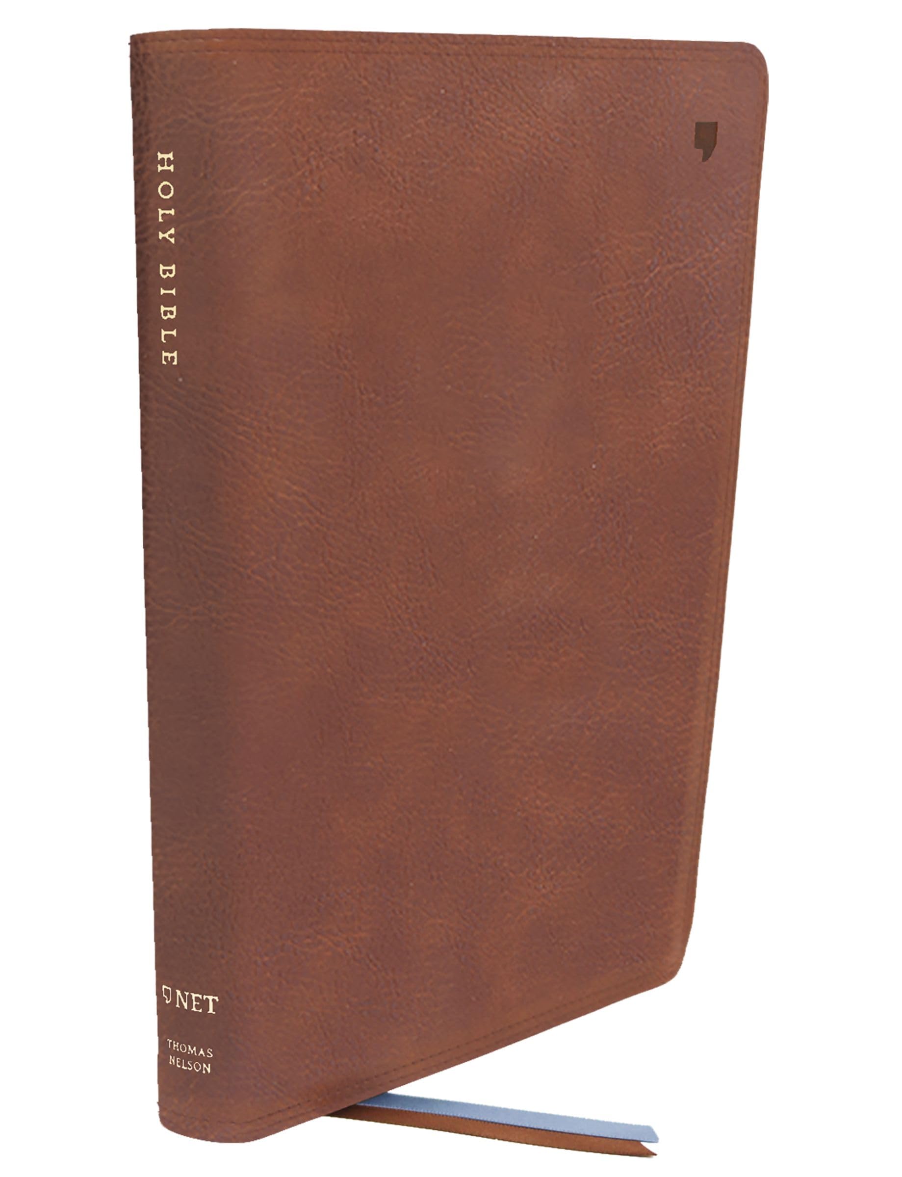NET Bible, Large Print Thinline with Cross References, Brown Leathersoft, Comfort Print: New English Translation, Brown, Thinline With Cross References, Comfort Print